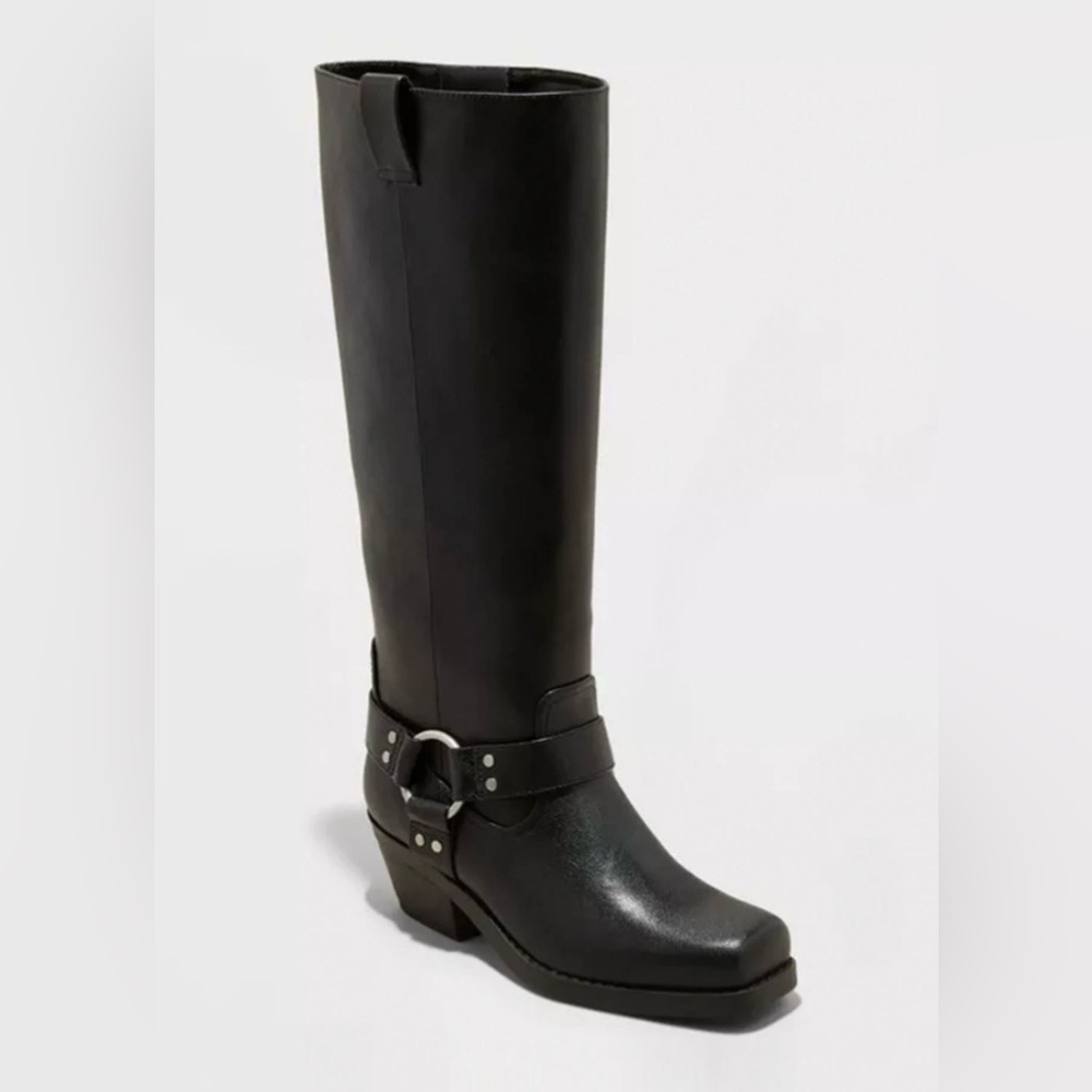 UNIVERSAL THREAD Black Oakley Harness Boots - Picture 1 of 6